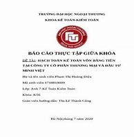 Báo Cáo Thực Tập Cuối Khóa Ftu