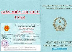 Giấy Miễn Thị Thực