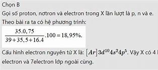 Số Khối Là Tổng Số Hạt Proton Và Electron