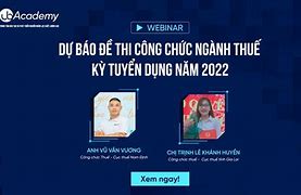 Tuyển Công Chức Ngành Thuế 2022